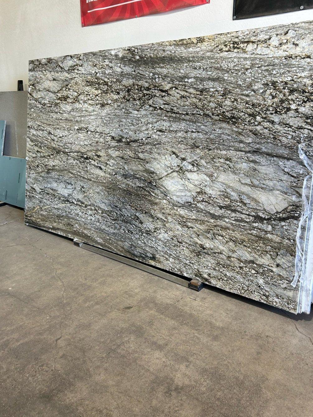 3cm, beige, bronze, Brown Veins, cream, Granite, Rare Find, Single, thickness-3cm Granite Slab