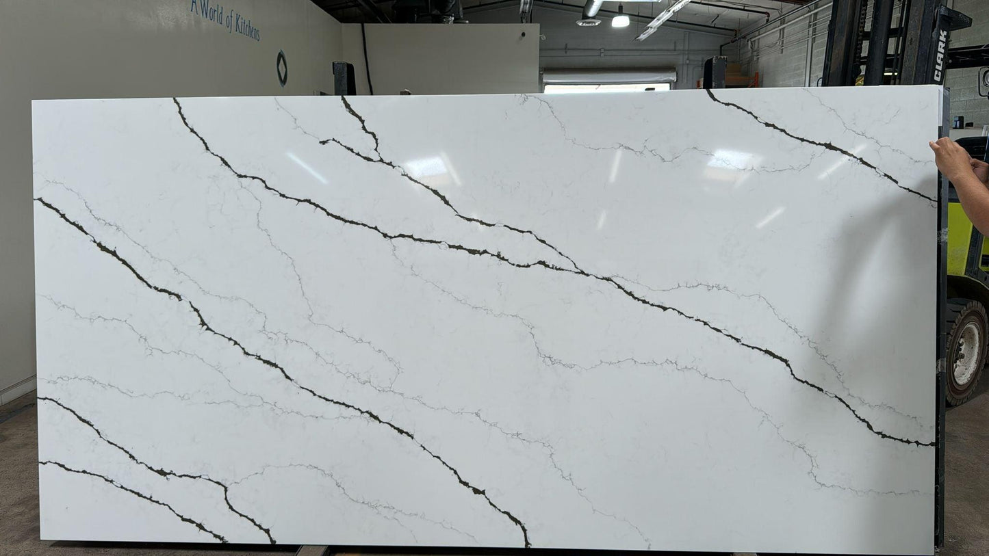 2cm, Full Slab, Quartz, quartz-slabs, white Quartz Full Slab