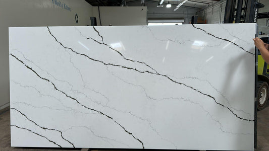 2cm, Full Slab, Quartz, quartz-slabs, white Quartz Full Slab