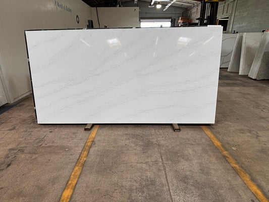 2cm, Full Slab, Quartz, quartz-slabs, white Quartz Full Slab