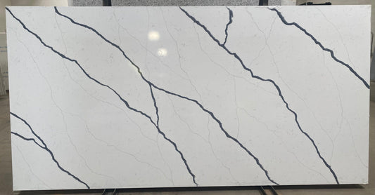 2cm, black, Full Slab, Glossy, Gray Veins, Grey Veins, Light Veins, Outlet Material, Quartz, quartz-slabs, Rare Find, super jumbo, vanity, Veins, white, White Quartz Quartz Full Slab