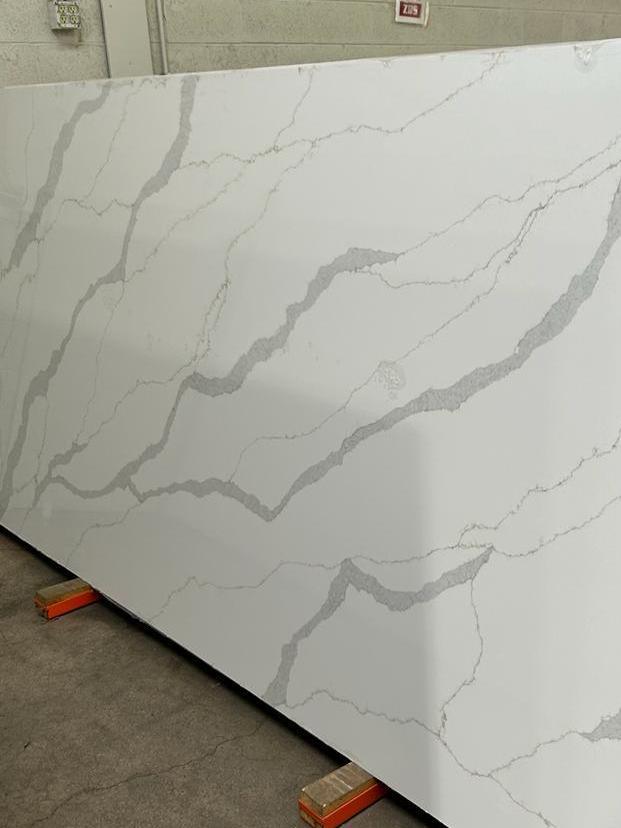 2cm, Full Slab, Quartz, quartz-slabs, thickness-2cm, Veins, white, White Quartz Quartz Full Slab