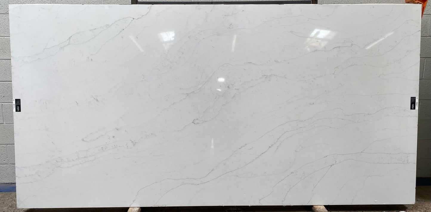 3cm, Full Slab, Glossy, gray, Gray Veins, Grey Veins, Light Veins, Quartz, quartz-slabs, thickness-3cm, Veins, White Quartz