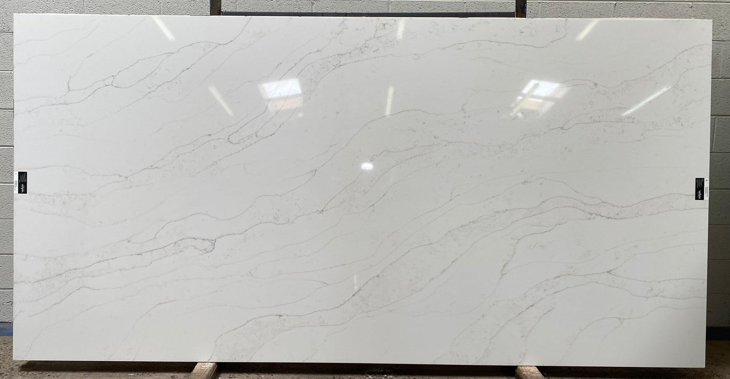 3cm, beige, Beige Quartz, Full Slab, Glossy, hide, Quartz, quartz-slabs, Rare Find, thickness-3cm, Veins, White Quartz