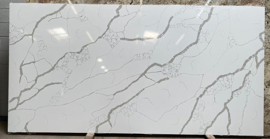 2cm, Full Slab, Gray Veins, Grey Veins, Quartz, quartz-slabs, Rare Find, thickness-2cm, Veins, white, White Quartz Quartz Full Slab