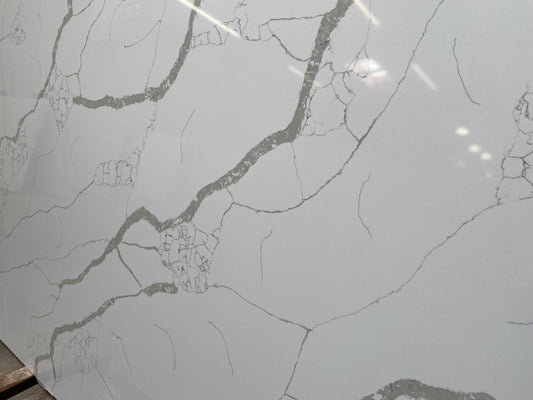 2cm, Full Slab, Gray Veins, Grey Veins, Quartz, quartz-slabs, Rare Find, thickness-2cm, Veins, white, White Quartz Quartz Full Slab