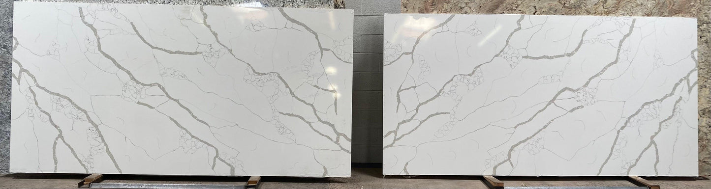 2cm, Full Slab, Gray Veins, Grey Veins, Quartz, quartz-slabs, Rare Find, thickness-2cm, Veins, white, White Quartz Quartz Full Slab