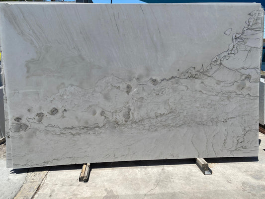 2cm, beige, brown, cream, Full Slab, Rare Find, Veins Quartzide