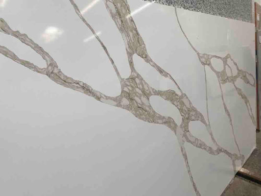 2cm, Brown Veins, thickness-2cm, Veins, white, White Quartz