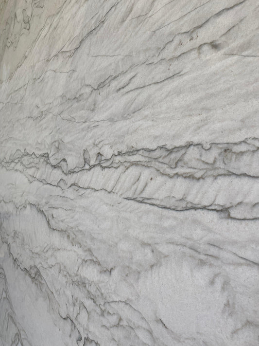 2cm, beige, cream, Full Slab, Glossy, gray, Veins Quartzide