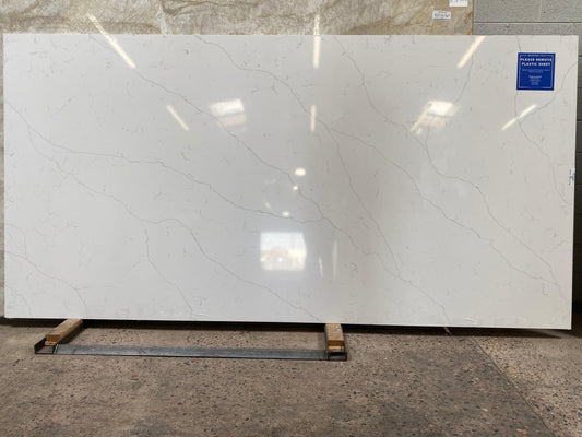 2cm, beige, brown, Full Slab, Quartz, quartz-slabs, Rare Find, Veins, white, White Quartz Quartz Full Slab
