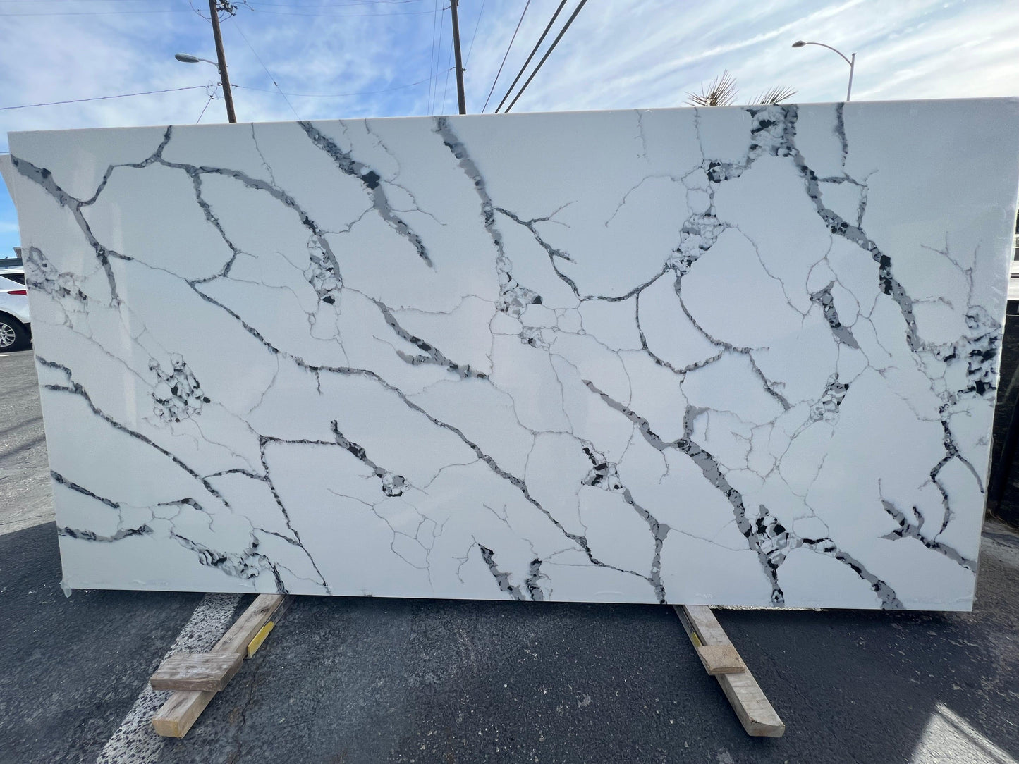 2cm, Gray Veins, Grey, Grey Veins, Quartz, quartz-slabs, Rare Find, thickness-2cm, Veins, white, White Quartz Quartz Full Slab