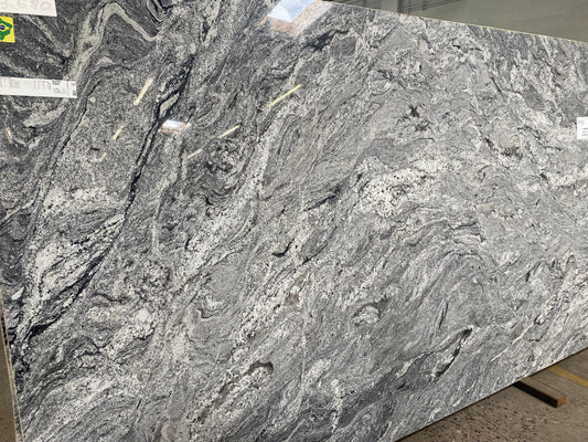 3cm, Flecks, Full Slab, Glossy, Granite, granite-slabs, gray, Gray Veins, Grey, Grey Veins, hide, Outlet Material, Rare Find, thickness-3cm