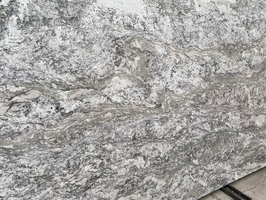 2cm, Crystals, Full Slab, Glossy, Granite, granite-slabs, gray, green, Rare Find, thickness-2cm Granite Full Slab