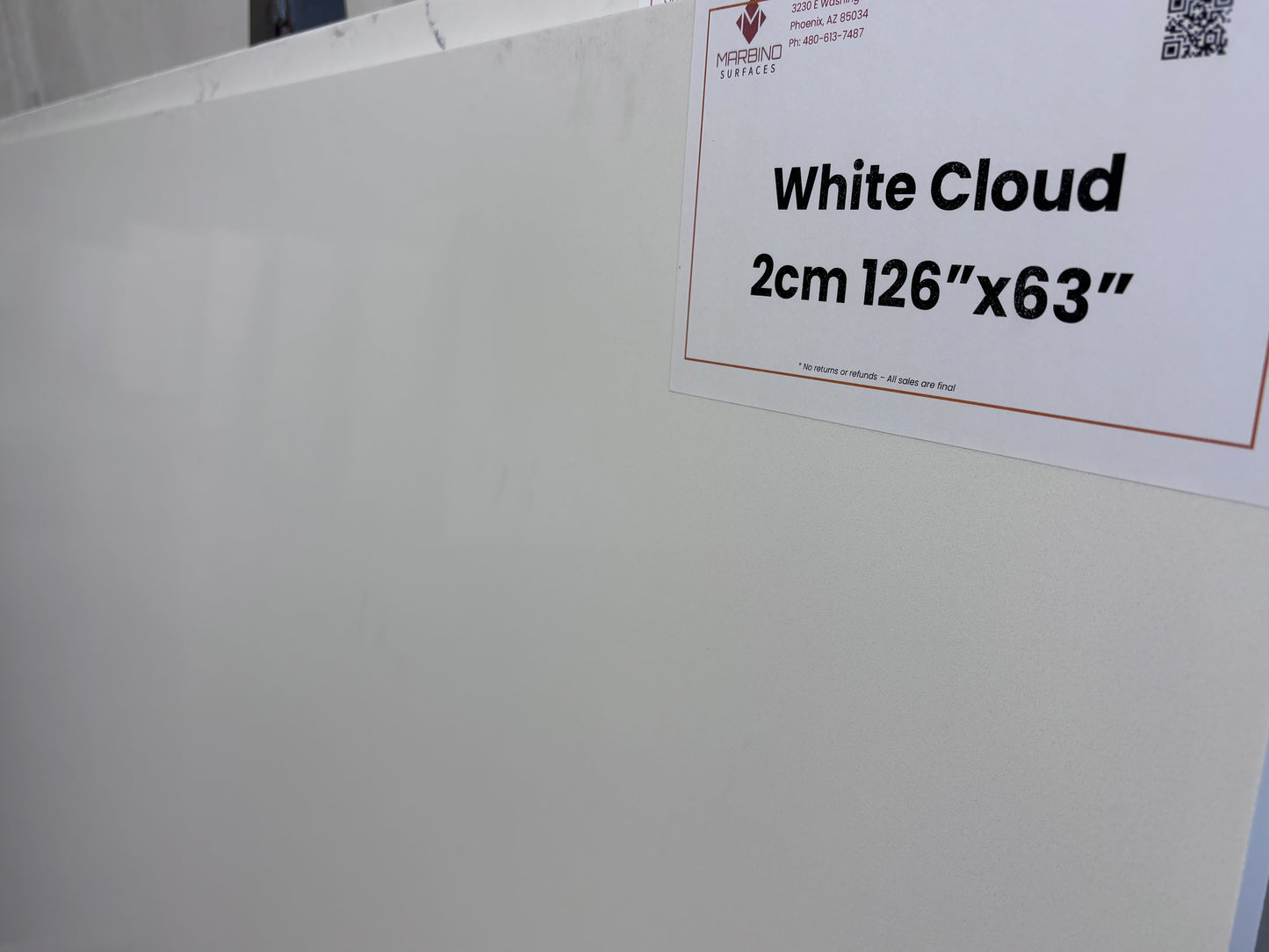 White Cloud- Quartz Slabs
