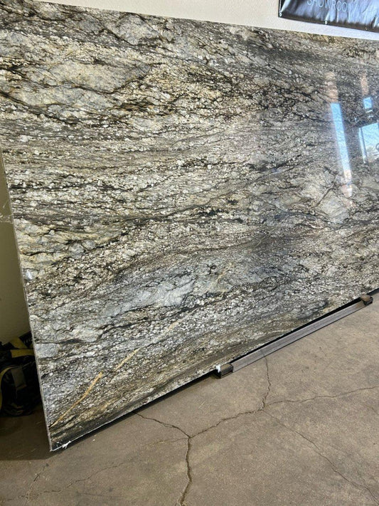 3cm, beige, bronze, Brown Veins, cream, Granite, Rare Find, Single, thickness-3cm Granite Slab