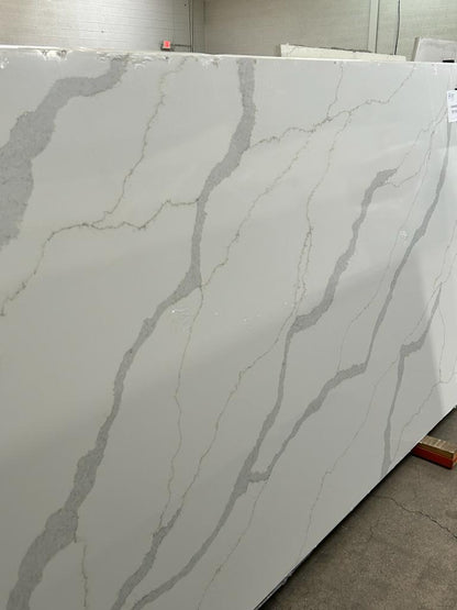 2cm, Full Slab, Quartz, quartz-slabs, thickness-2cm, Veins, white, White Quartz Quartz Full Slab