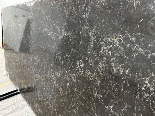 3cm, Bathroom, black, brown, Full Slab, hide, Quartz, quartz-slabs, Rare Find, Single, Single Slab, thickness-3cm, vanity, white, White Quartz, White Veins Quartz Full Slab