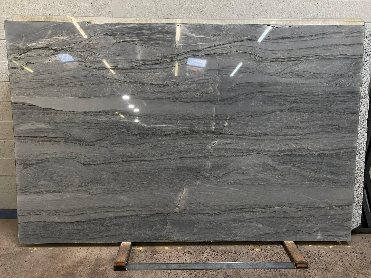 2cm, Full Slab, Glossy, gray, Grey, Grey Veins, Veins 