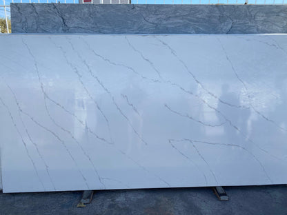 2cm, Full Slab, gray, Gray Veins, Grey Veins, hide, Quartz, quartz-slabs, Rare Find, Veins, white, White Quartz Quartz Full Slab