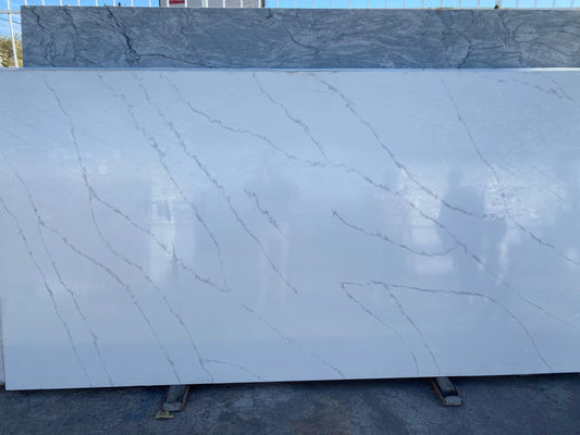 2cm, Full Slab, gray, Gray Veins, Grey Veins, hide, Quartz, quartz-slabs, Rare Find, Veins, white, White Quartz Quartz Full Slab