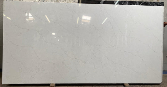 2cm, Full Slab, Glossy, gray, Gray Veins, Grey, Grey Veins, Light Veins, Outlet Material, Quartz, quartz-slabs, Single, Single Slab, thickness-2cm, Veins, white, White Quartz 