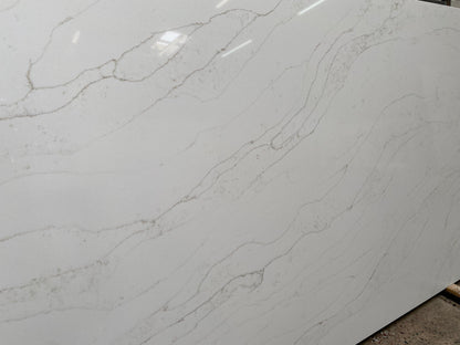 3cm, beige, Beige Quartz, Full Slab, Glossy, hide, Quartz, quartz-slabs, Rare Find, thickness-3cm, Veins, White Quartz 