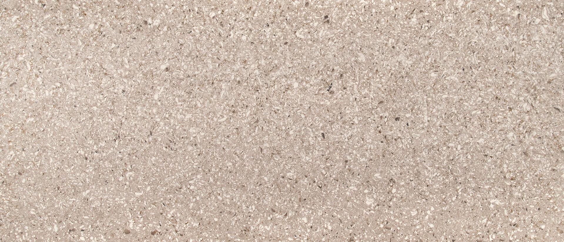 Beige slab with natural looking speckles. Available in 2cm and 3cm from MSI.