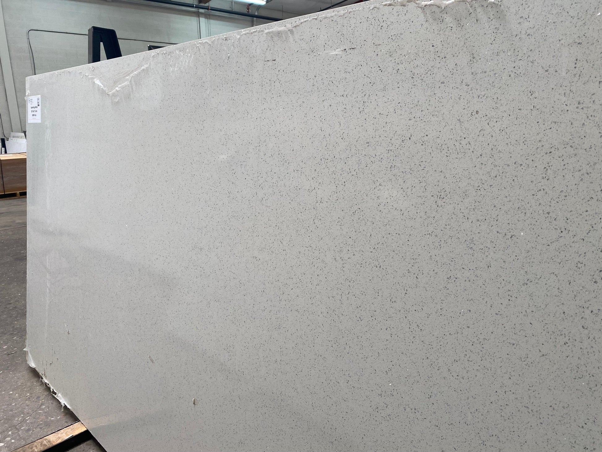 2cm, Flecks, Full Slab, Glossy, Outlet Material, Pecks, Quartz, quartz-slabs, Single, Single Slab, thickness-2cm, white, White Quartz Quartz Full Slab