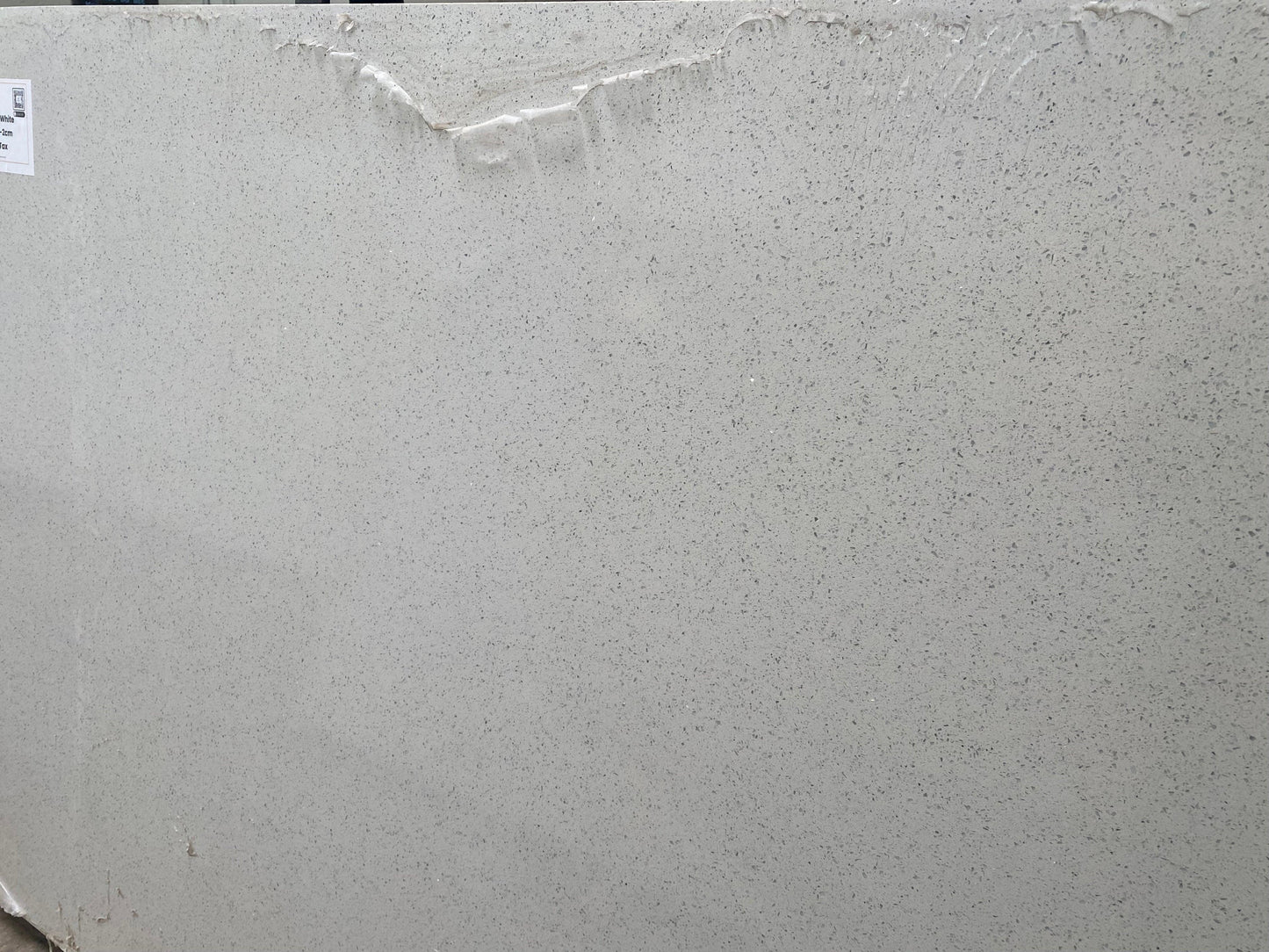 2cm, Flecks, Full Slab, Glossy, Outlet Material, Pecks, Quartz, quartz-slabs, Single, Single Slab, thickness-2cm, white, White Quartz Quartz Full Slab