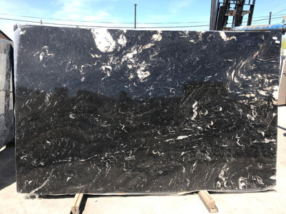 2cm, black, bronze, brown, Crystals, Full Slab, Glossy, Granite, granite-slabs, Rare Find Granite Full Slab