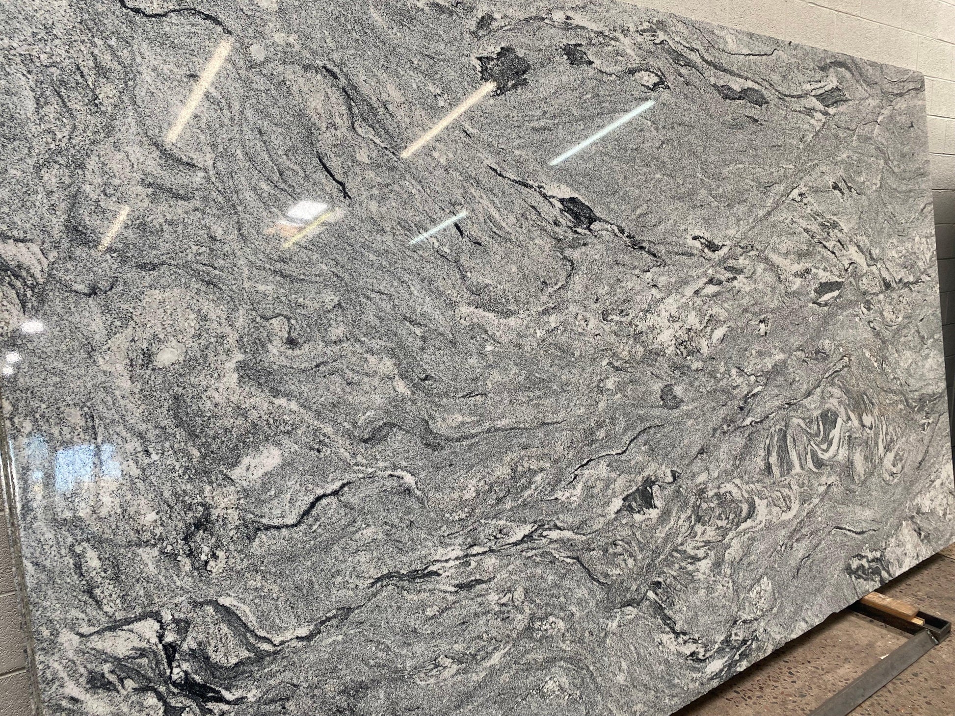 2cm, black, Full Slab, Granite, granite-slabs, Grey Granite Full Slab